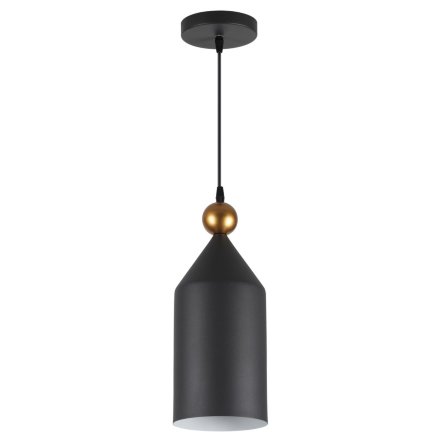 Подвесной светильник BOLLI PENDANT темно-серый / золотой 4091/1 Odeon Light - магазин дизайнерского освещения Gem-Lamp.ru